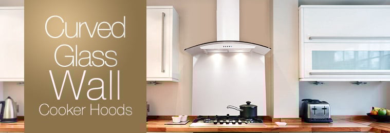 Curved Glass Wall Mounted Cooker Hoods Curved Glass Wall Mounted Cooker Hoods